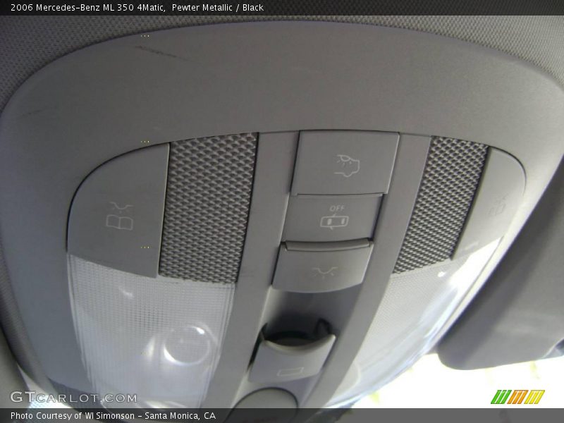 Pewter Metallic / Black 2006 Mercedes-Benz ML 350 4Matic