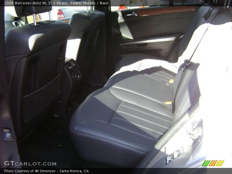 Pewter Metallic / Black 2006 Mercedes-Benz ML 350 4Matic