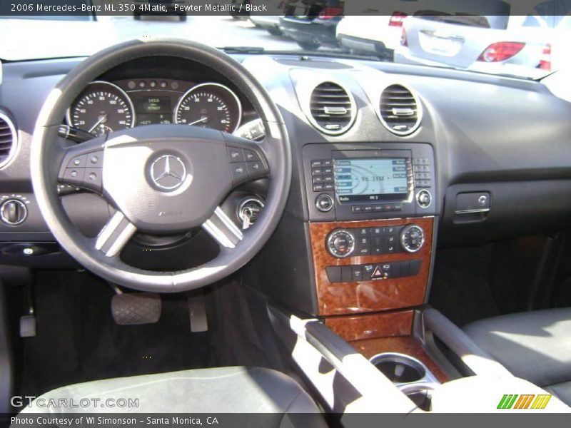 Pewter Metallic / Black 2006 Mercedes-Benz ML 350 4Matic