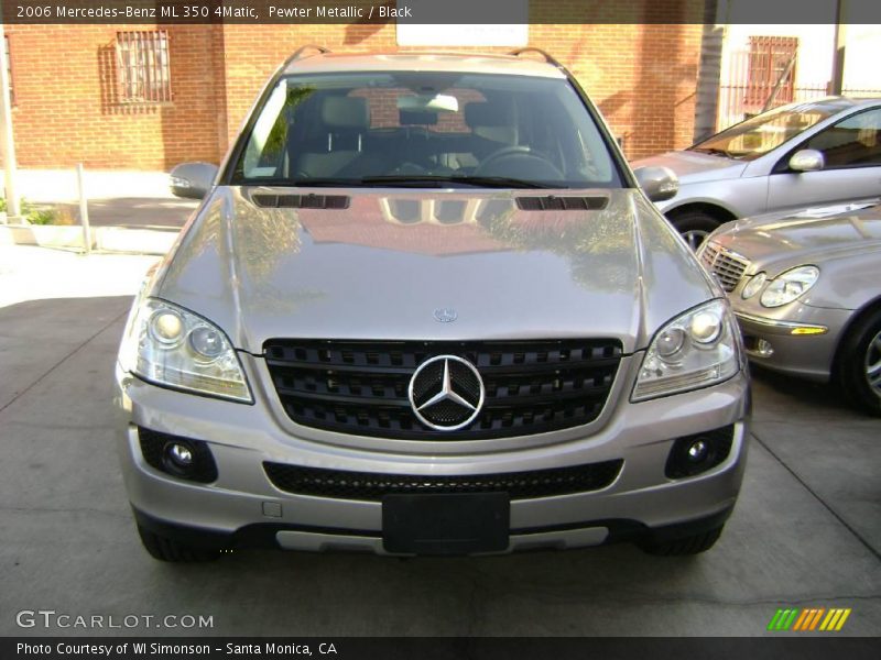 Pewter Metallic / Black 2006 Mercedes-Benz ML 350 4Matic