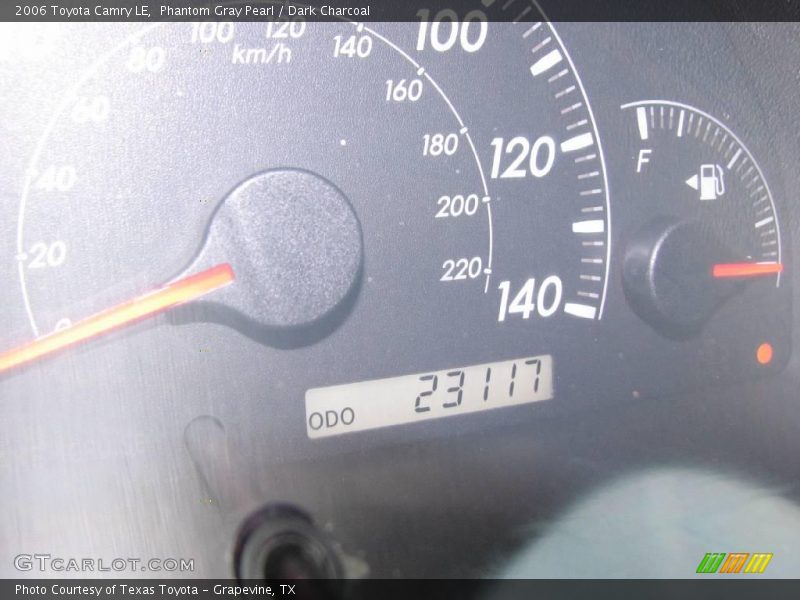 Phantom Gray Pearl / Dark Charcoal 2006 Toyota Camry LE