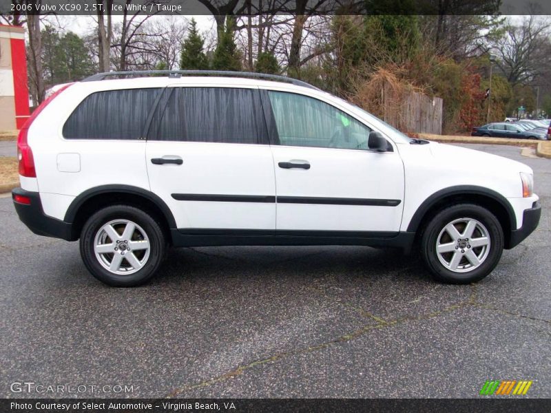Ice White / Taupe 2006 Volvo XC90 2.5T