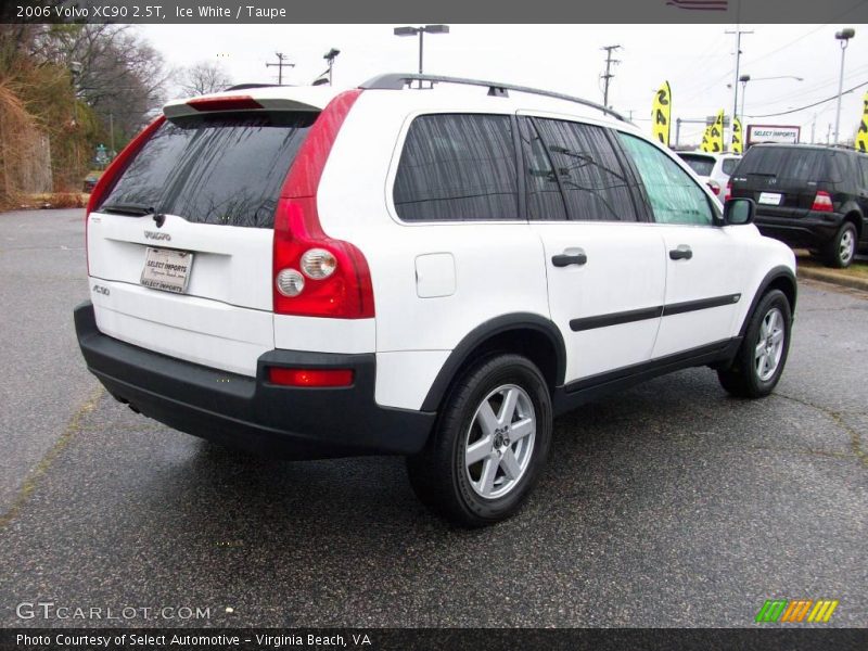 Ice White / Taupe 2006 Volvo XC90 2.5T