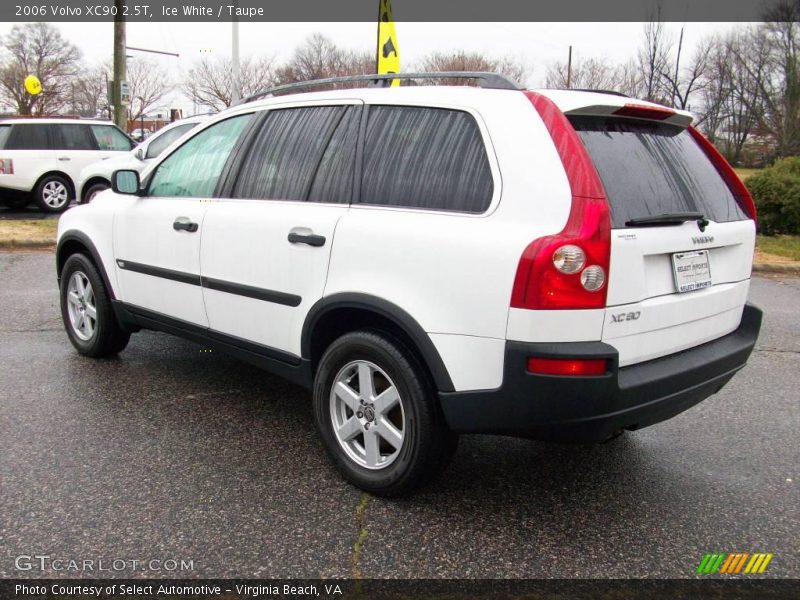 Ice White / Taupe 2006 Volvo XC90 2.5T