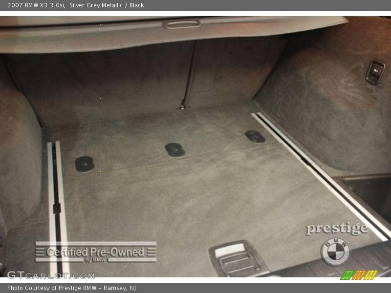 Silver Grey Metallic / Black 2007 BMW X3 3.0si