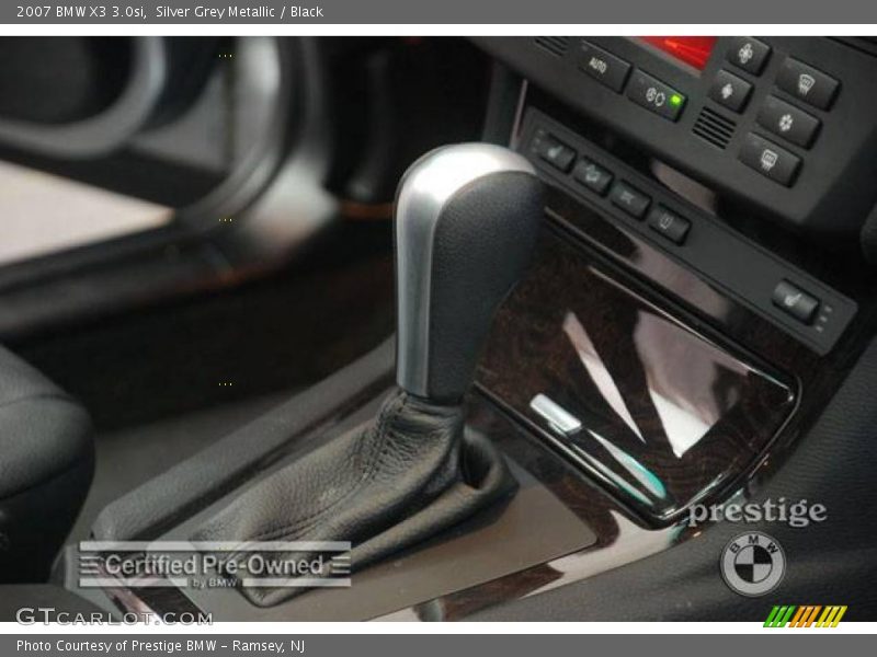 Silver Grey Metallic / Black 2007 BMW X3 3.0si
