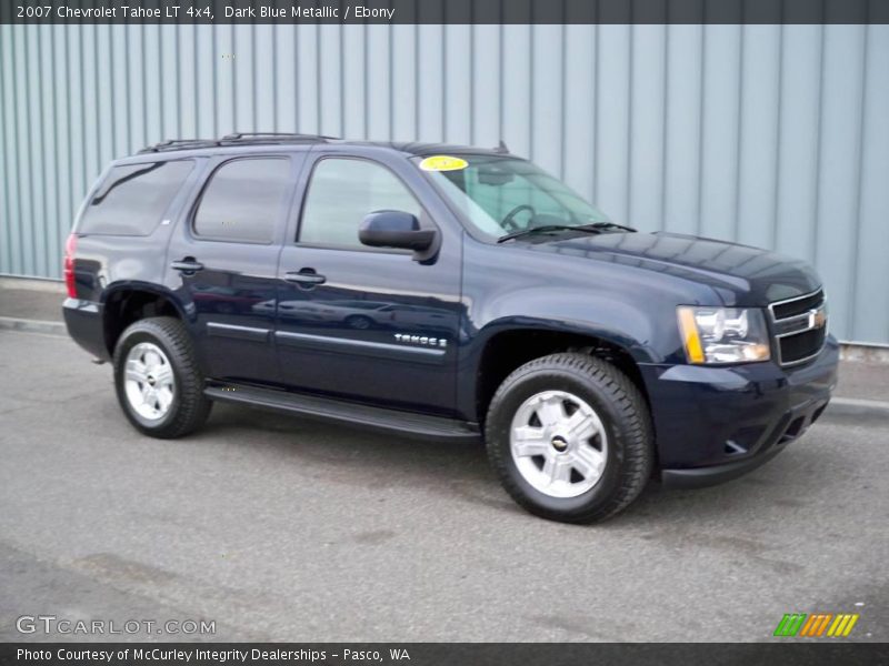 Dark Blue Metallic / Ebony 2007 Chevrolet Tahoe LT 4x4