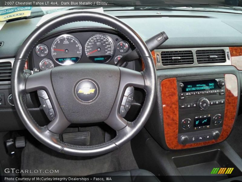 Dark Blue Metallic / Ebony 2007 Chevrolet Tahoe LT 4x4