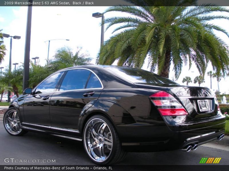Black / Black 2009 Mercedes-Benz S 63 AMG Sedan