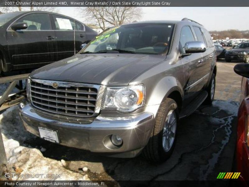 Mineral Gray Metallic / Dark Slate Gray/Light Slate Gray 2007 Chrysler Aspen Limited 4WD