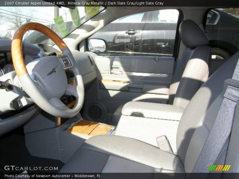 Mineral Gray Metallic / Dark Slate Gray/Light Slate Gray 2007 Chrysler Aspen Limited 4WD
