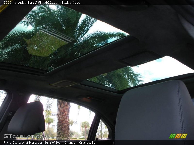 Black / Black 2009 Mercedes-Benz S 63 AMG Sedan