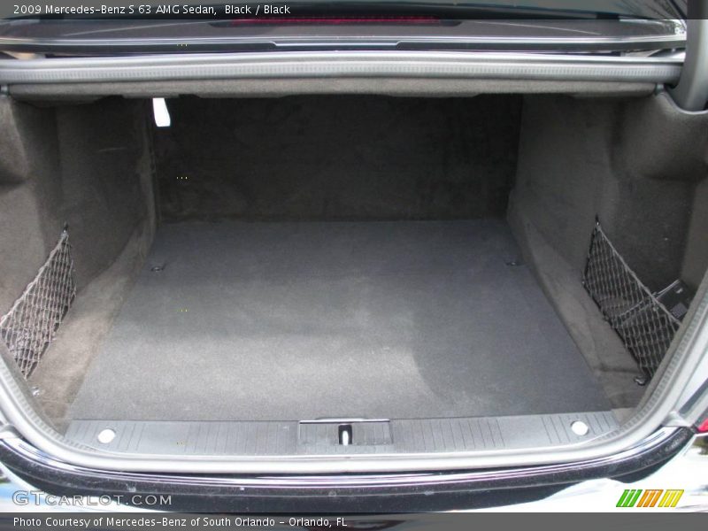 Black / Black 2009 Mercedes-Benz S 63 AMG Sedan