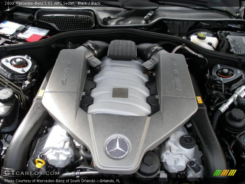 Black / Black 2009 Mercedes-Benz S 63 AMG Sedan