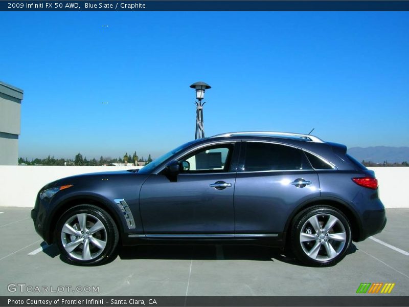 Blue Slate / Graphite 2009 Infiniti FX 50 AWD