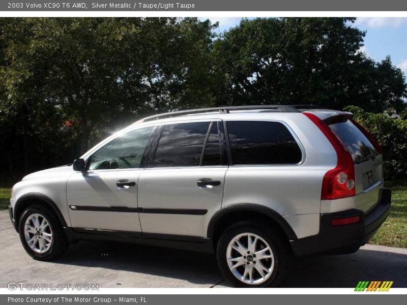 Silver Metallic / Taupe/Light Taupe 2003 Volvo XC90 T6 AWD