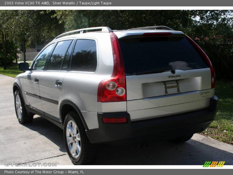 Silver Metallic / Taupe/Light Taupe 2003 Volvo XC90 T6 AWD