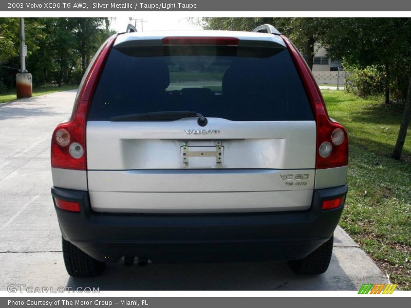 Silver Metallic / Taupe/Light Taupe 2003 Volvo XC90 T6 AWD