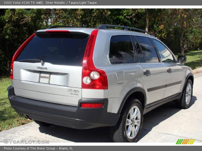 Silver Metallic / Taupe/Light Taupe 2003 Volvo XC90 T6 AWD