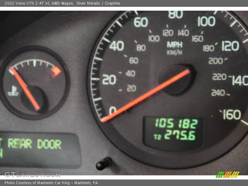 Silver Metallic / Graphite 2002 Volvo V70 2.4T XC AWD Wagon