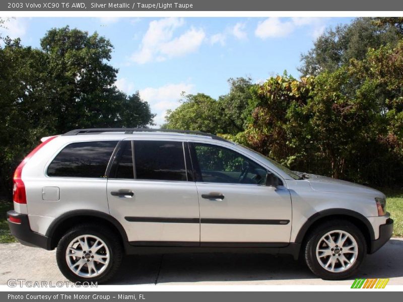 Silver Metallic / Taupe/Light Taupe 2003 Volvo XC90 T6 AWD