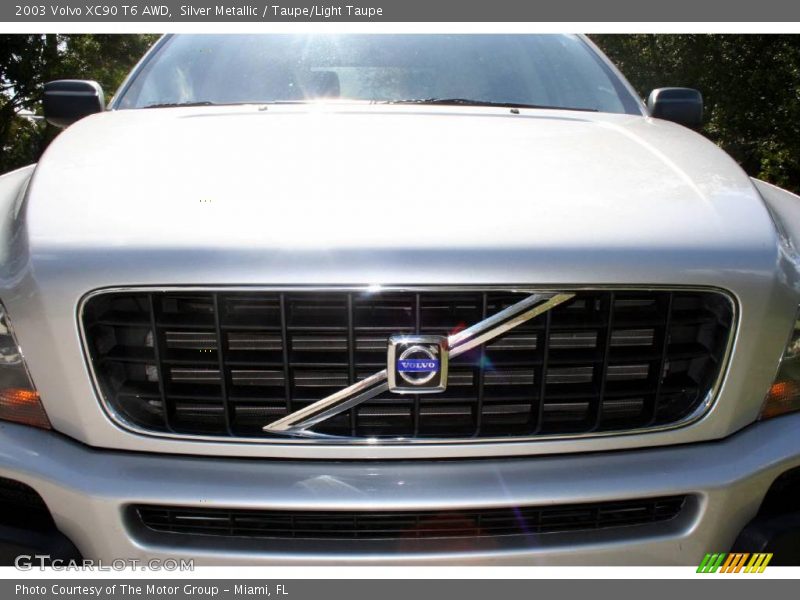 Silver Metallic / Taupe/Light Taupe 2003 Volvo XC90 T6 AWD