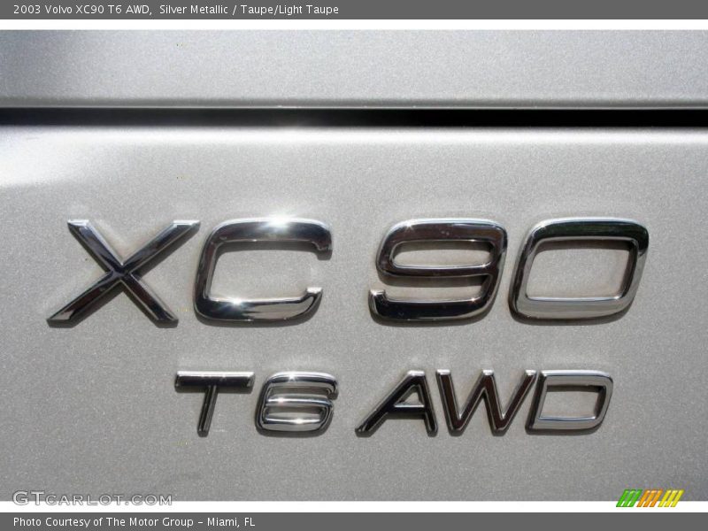 Silver Metallic / Taupe/Light Taupe 2003 Volvo XC90 T6 AWD