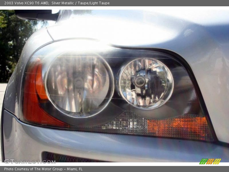 Silver Metallic / Taupe/Light Taupe 2003 Volvo XC90 T6 AWD