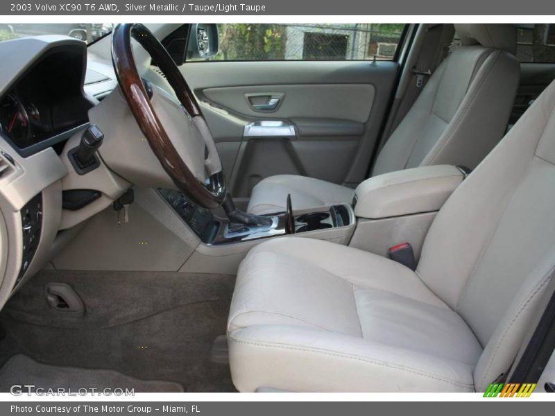 Silver Metallic / Taupe/Light Taupe 2003 Volvo XC90 T6 AWD