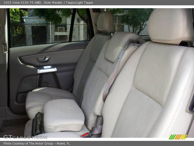 Silver Metallic / Taupe/Light Taupe 2003 Volvo XC90 T6 AWD