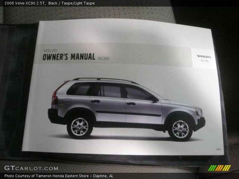 Black / Taupe/Light Taupe 2006 Volvo XC90 2.5T