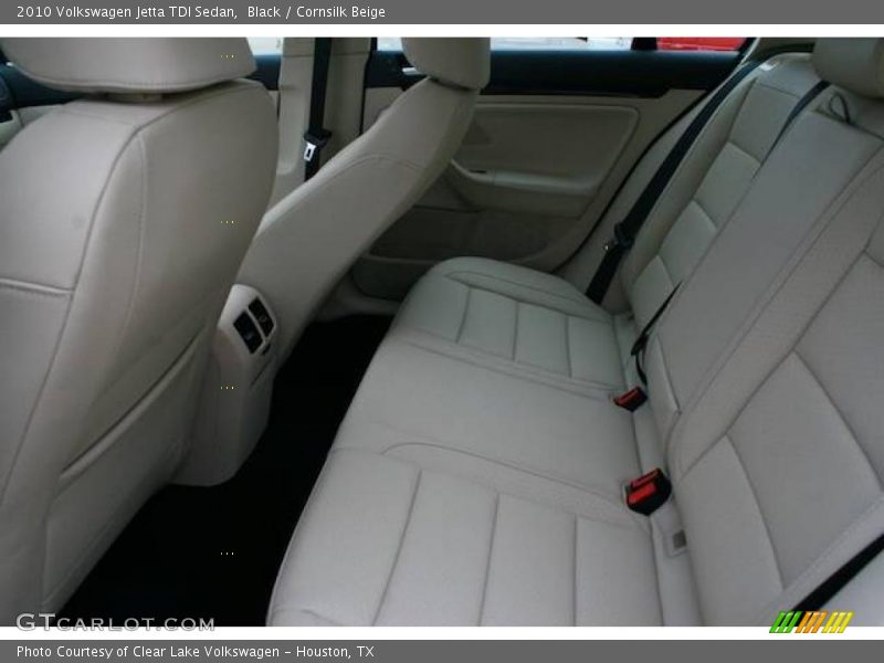 Black / Cornsilk Beige 2010 Volkswagen Jetta TDI Sedan