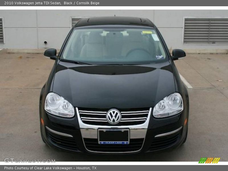 Black / Cornsilk Beige 2010 Volkswagen Jetta TDI Sedan