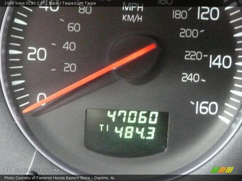Black / Taupe/Light Taupe 2006 Volvo XC90 2.5T