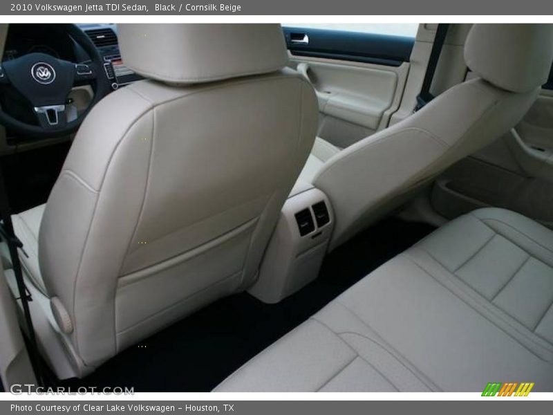 Black / Cornsilk Beige 2010 Volkswagen Jetta TDI Sedan