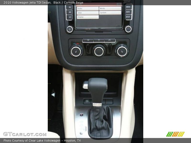 Black / Cornsilk Beige 2010 Volkswagen Jetta TDI Sedan