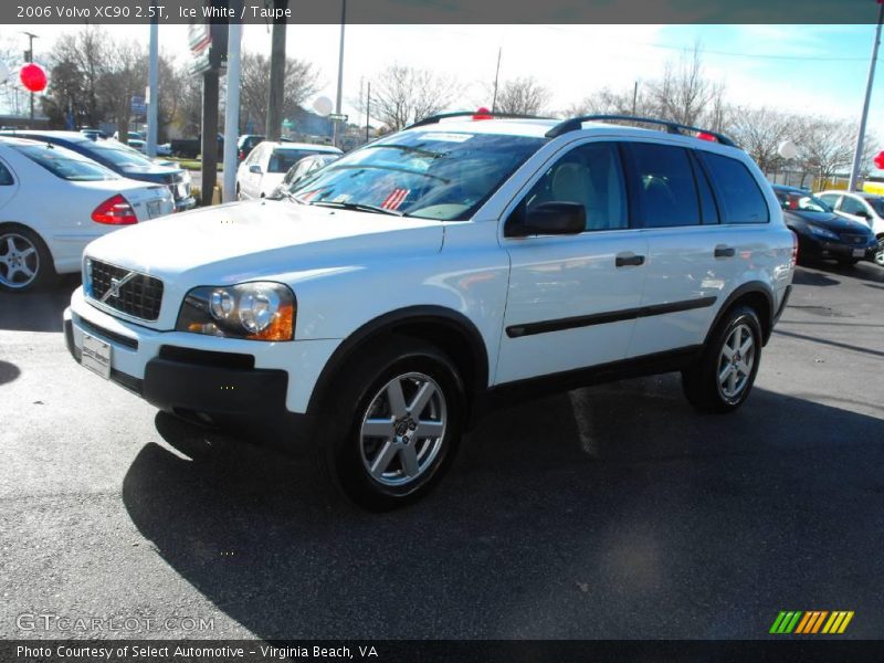 Ice White / Taupe 2006 Volvo XC90 2.5T
