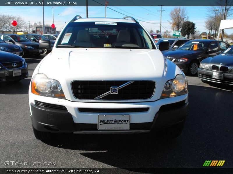 Ice White / Taupe 2006 Volvo XC90 2.5T