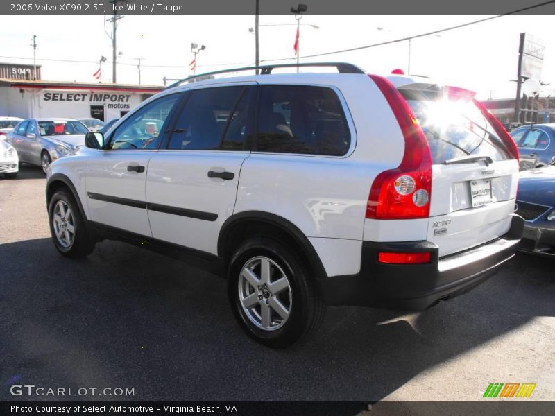 Ice White / Taupe 2006 Volvo XC90 2.5T