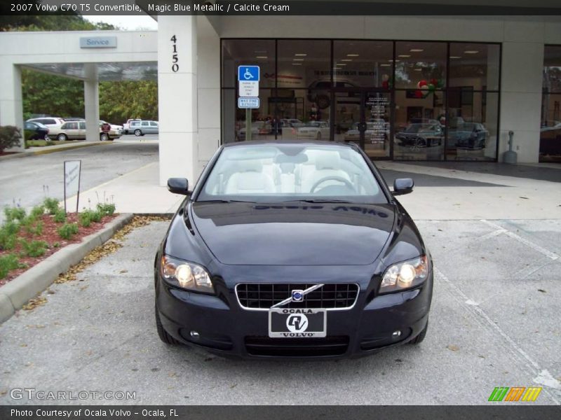 Magic Blue Metallic / Calcite Cream 2007 Volvo C70 T5 Convertible