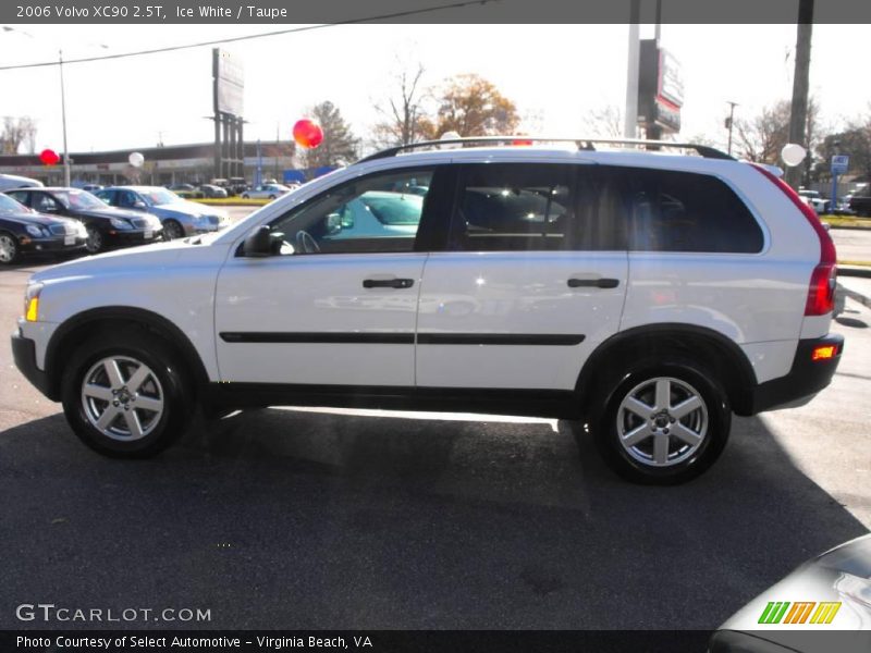 Ice White / Taupe 2006 Volvo XC90 2.5T