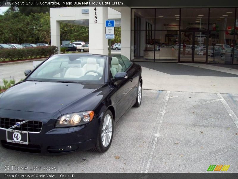 Magic Blue Metallic / Calcite Cream 2007 Volvo C70 T5 Convertible