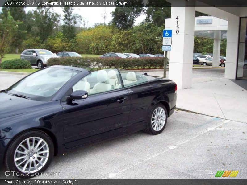 Magic Blue Metallic / Calcite Cream 2007 Volvo C70 T5 Convertible