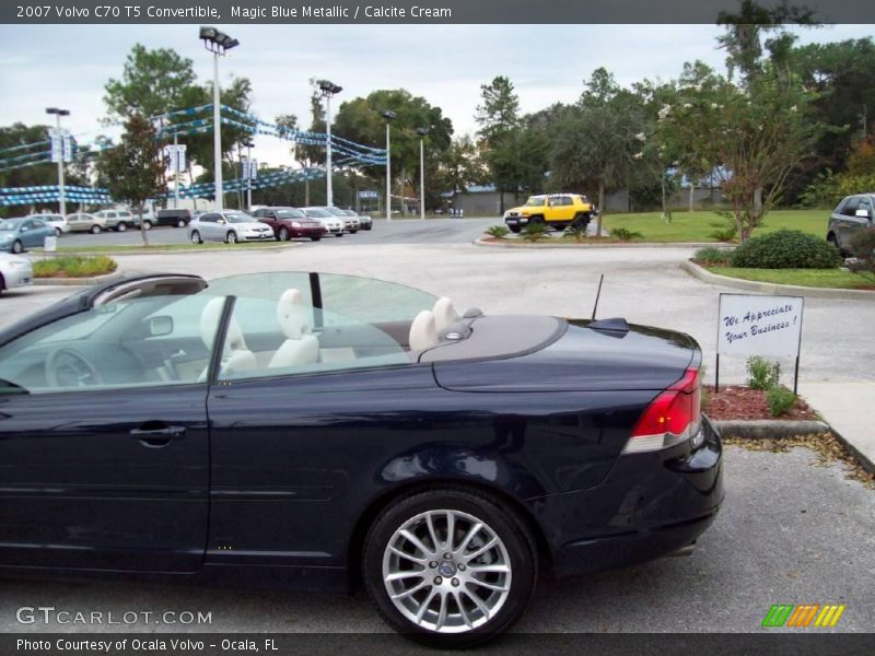 Magic Blue Metallic / Calcite Cream 2007 Volvo C70 T5 Convertible