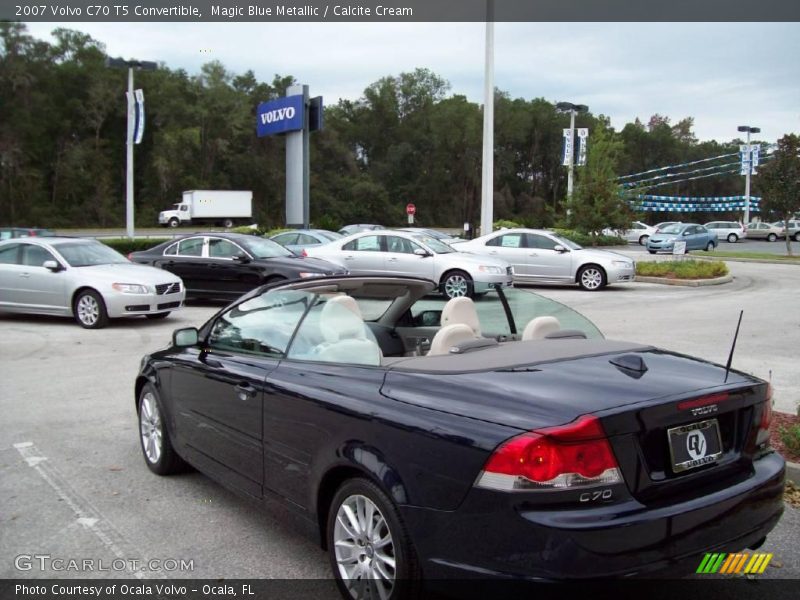 Magic Blue Metallic / Calcite Cream 2007 Volvo C70 T5 Convertible