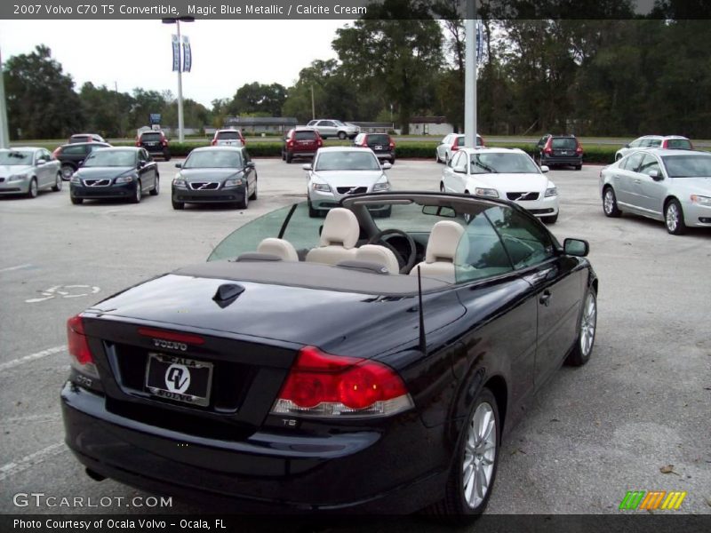 Magic Blue Metallic / Calcite Cream 2007 Volvo C70 T5 Convertible
