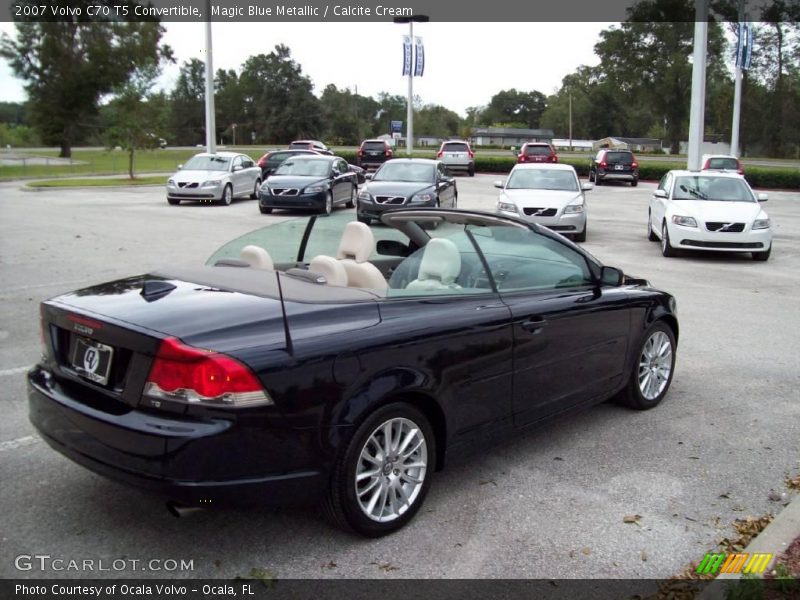 Magic Blue Metallic / Calcite Cream 2007 Volvo C70 T5 Convertible