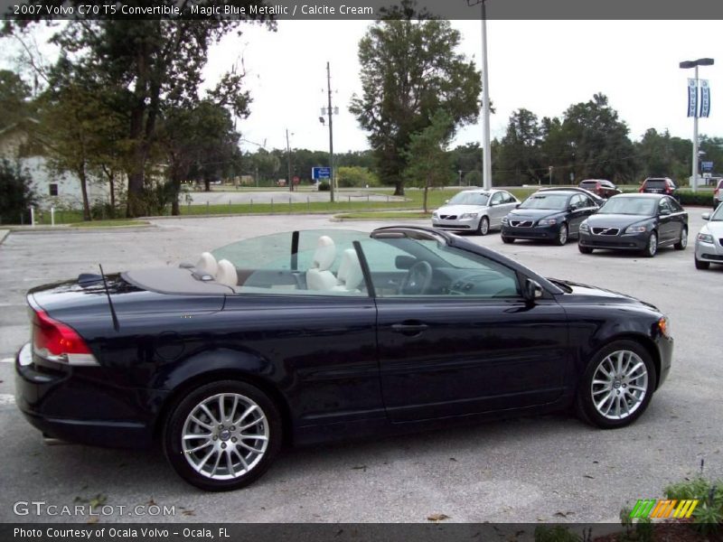 Magic Blue Metallic / Calcite Cream 2007 Volvo C70 T5 Convertible