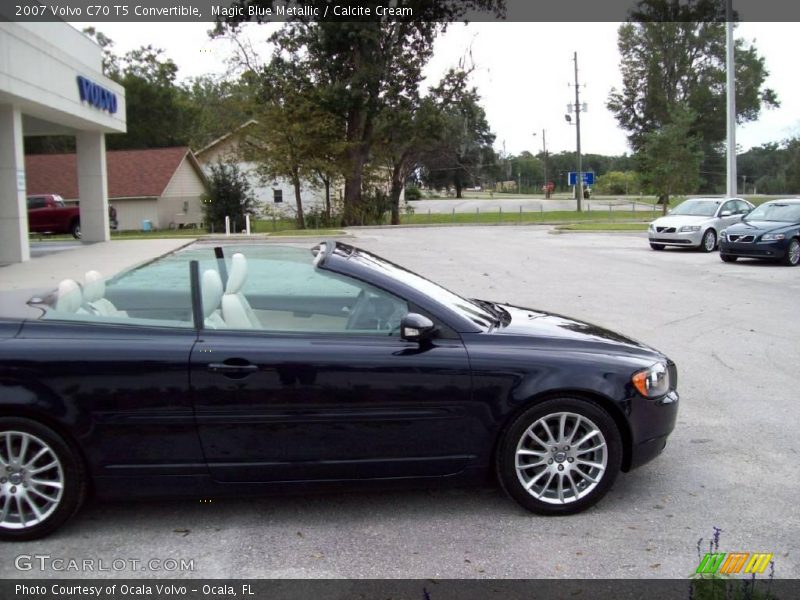 Magic Blue Metallic / Calcite Cream 2007 Volvo C70 T5 Convertible