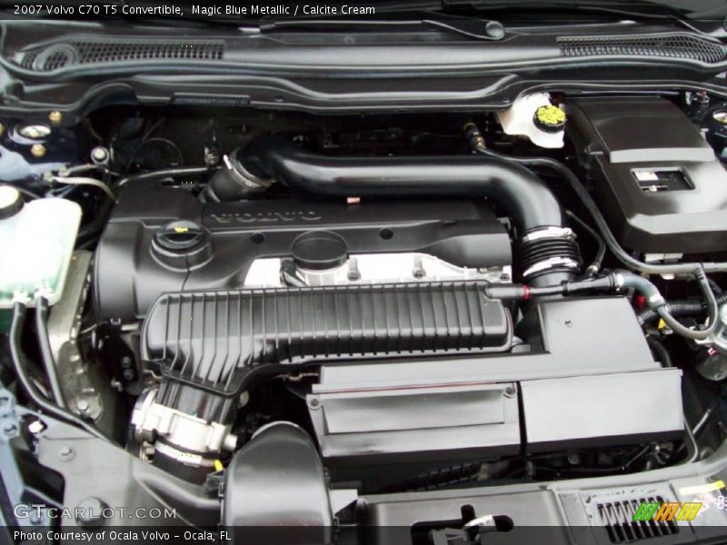 Magic Blue Metallic / Calcite Cream 2007 Volvo C70 T5 Convertible